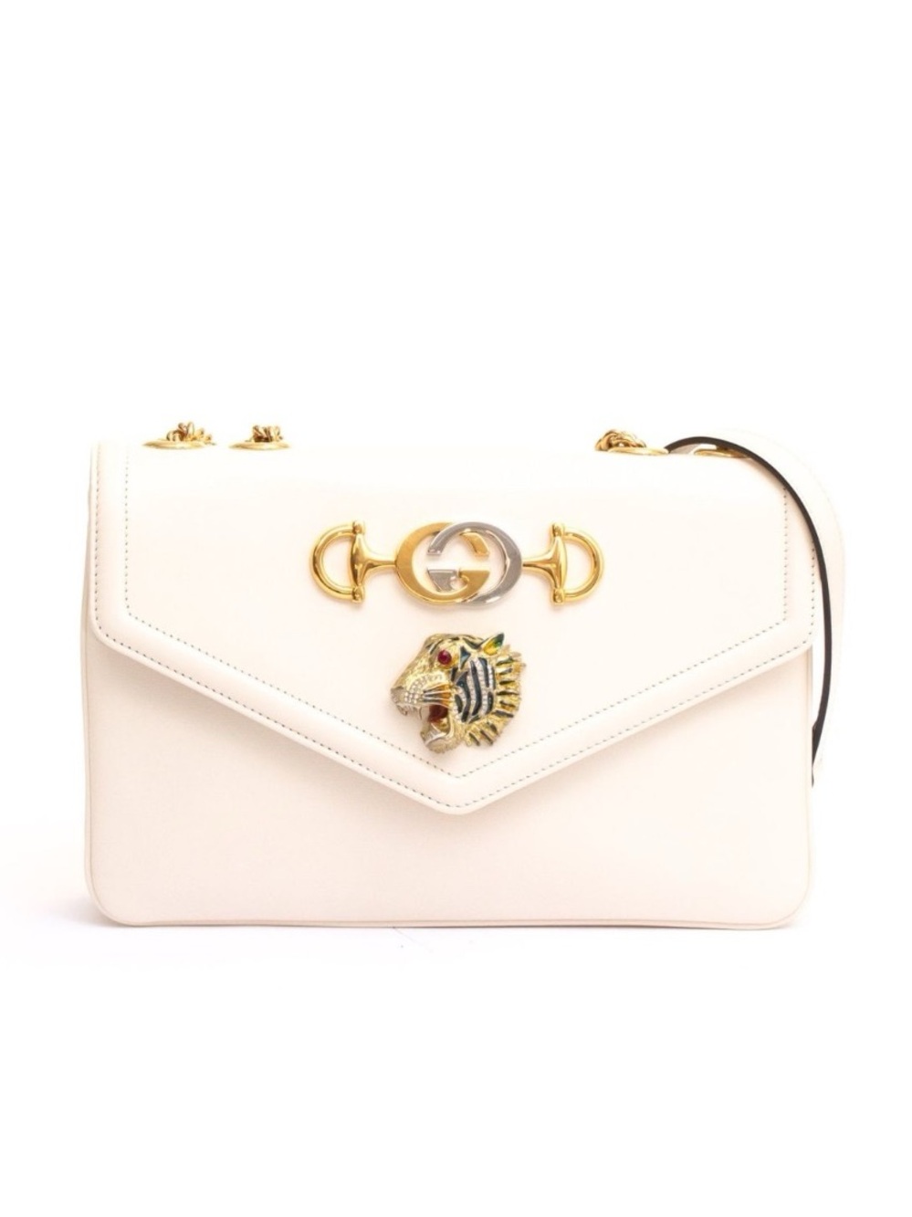 Gucci Raja Medium Cream Shoulder Bag